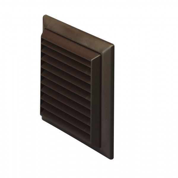 Domus 125mm Grille Flyscreen - Brown (DVF5904B)