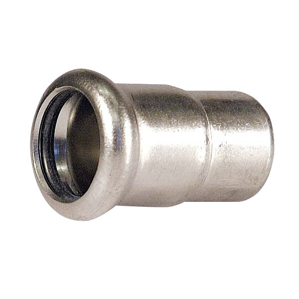 Watergas Stainless Steel 316 Press - Endcap - 28mm