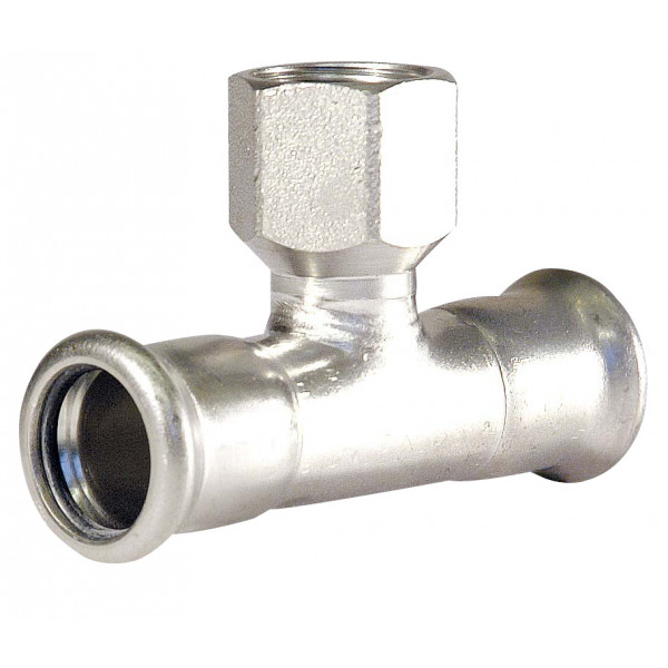 Watergas Stainless Steel 316 Press - Female Tee - 54 X 2" X 54