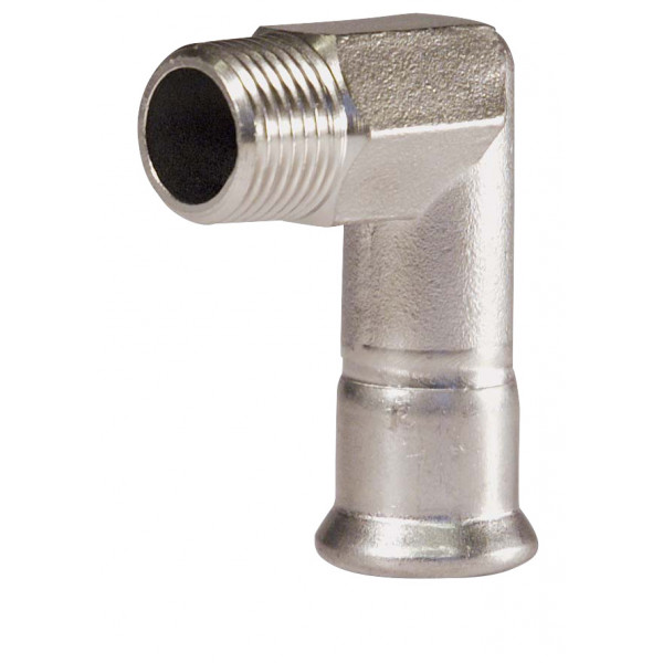 Watergas Stainless Steel 316 Press - Bend 90° Male - 54 X 2”