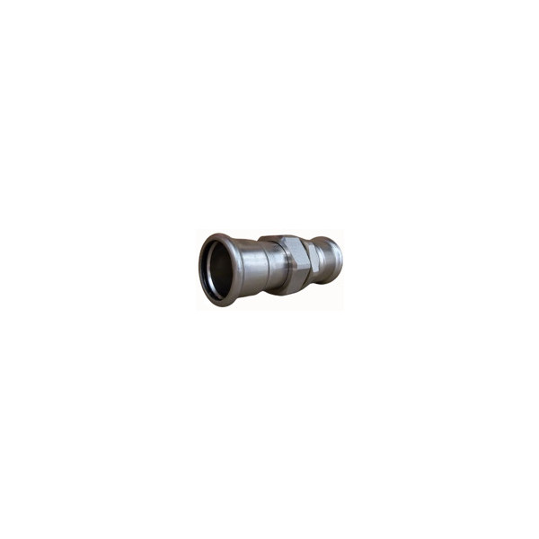 Watergas Stainless Steel 316 Press - Press Union Adapter - With Flat