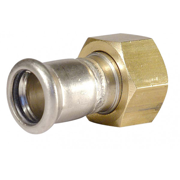 Watergas Stainless Steel 316 Press - Tap Connector - 28 X 1 1/4”
