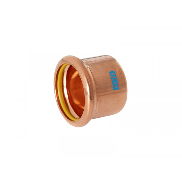 Watergas Copper Press - End Cap - 28mm