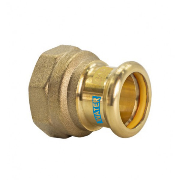 Watergas Copper Press - Female Adaptor - 22mm X 3/4"