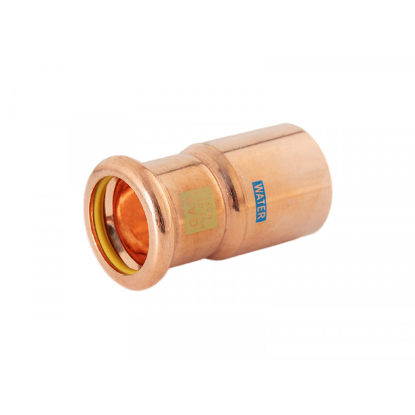 Watergas Copper Press - Socket Reducer - 22 X 15mm S/S