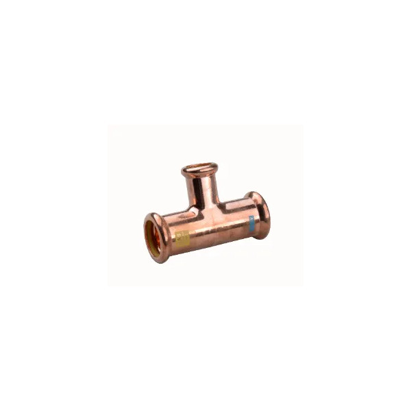 Watergas Copper Press - Branch Reduced Tee - 28X22X28