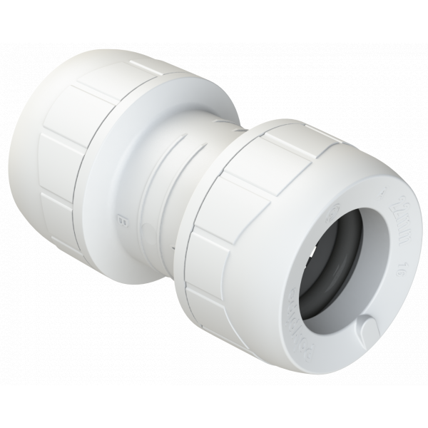 Polypipe Enhanced 22mm Polyplumb Coupler (PB022EW)