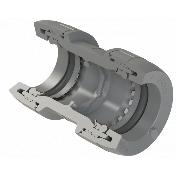 Polypipe 28mm Polyplumb St. Coupler (5) (PB028)