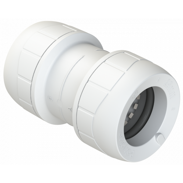 Polypipe Enhanced 28mm Polyplumb Coupler (PB028EW)