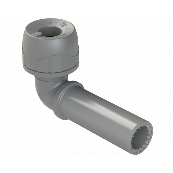 Polypipe 15mm Spig X 10mm Skt P/plumb Elb 10 (PB101510)