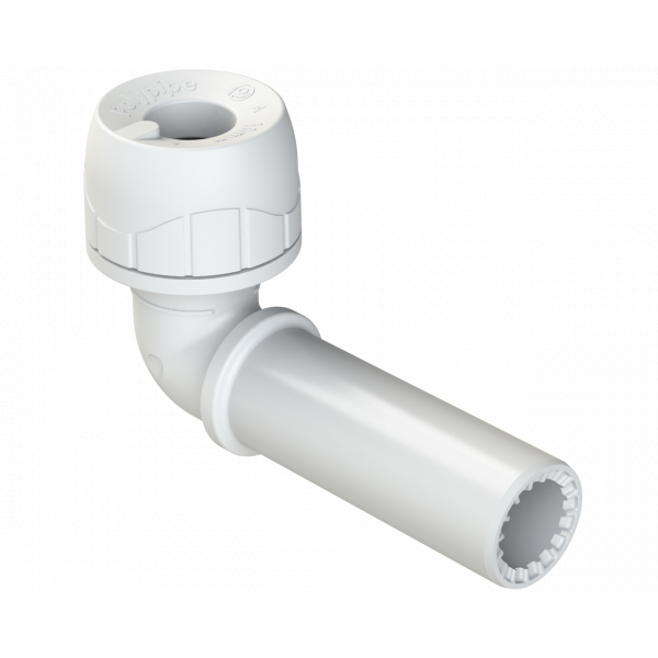 Polypipe Enhanced 15X10mm P/plumb Spigot Elb (PB101510EW)