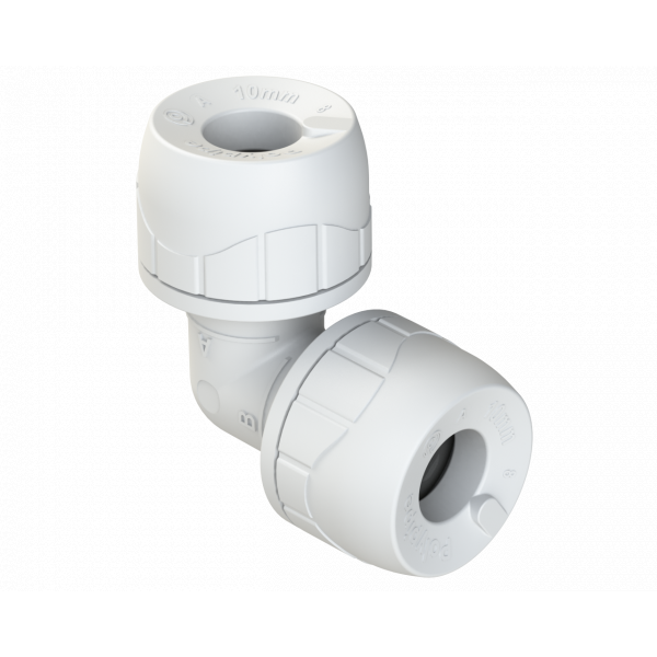 Polypipe Enhanced 10mm Polyplumb Elbow (PB110EW)