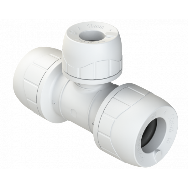 Polypipe Enhanced 15X15X10mm Polyplumb Br Tee (PB1115EW)