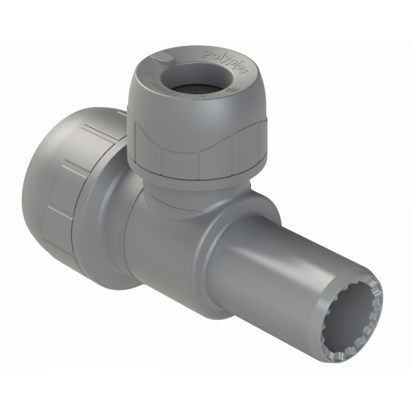 Polypipe 22 X 22 X 15 Polyplumb Sp. Tee (5) (PB1222)