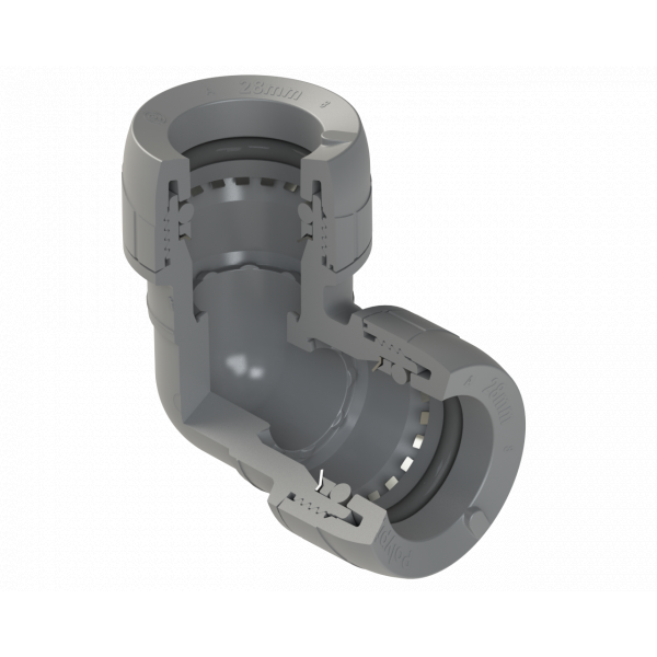 Polypipe 28mm Polyplumb Elbow (5) (PB128)