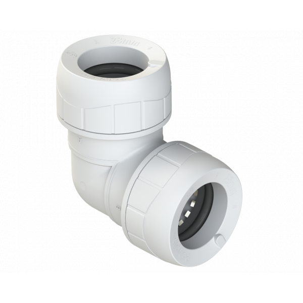 Polypipe Enhanced 28mm Polyplumb Elbow (PB128EW)