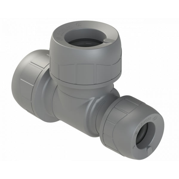 Polypipe 22 X 15 X 22 Polyplumb Er Tee (5) (PB1422)