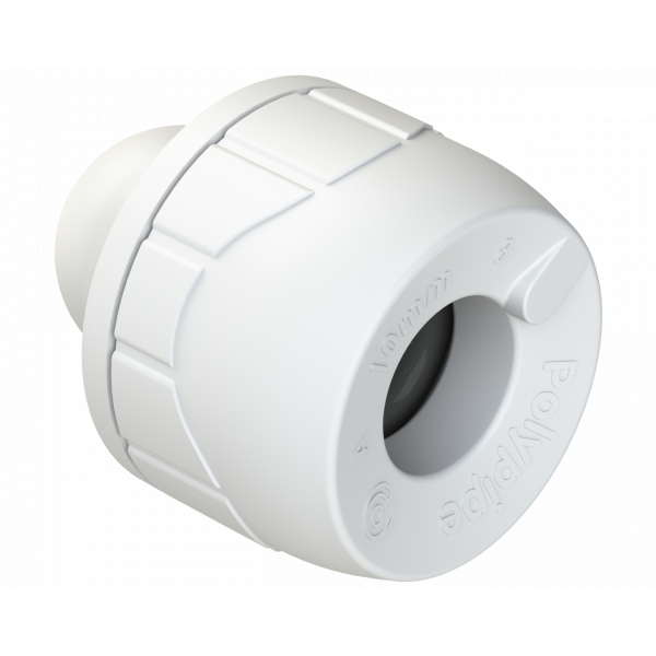 Polypipe Enhanced 10mm P/plumb Socket Blk End (PB1910EW)