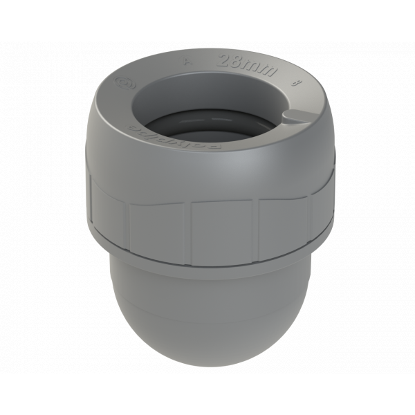 Polypipe 28mm Polyplumb Socket Blank End (5) (PB1928)