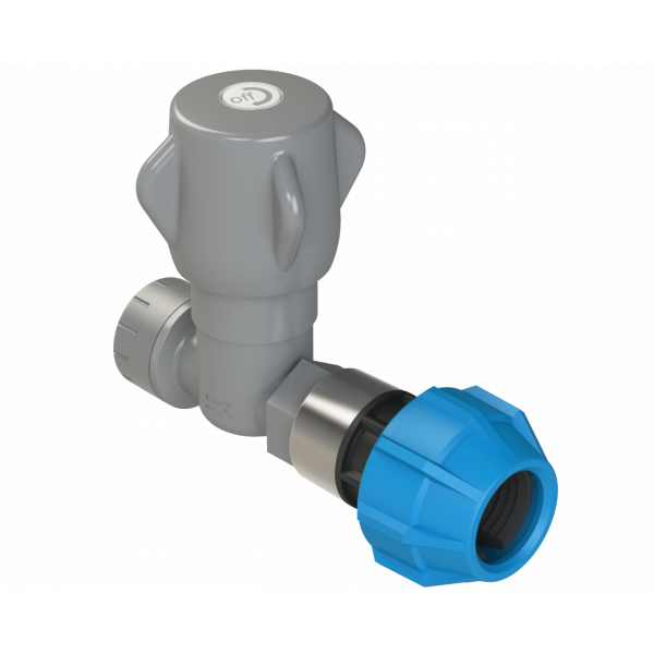 Polypipe 20 X 15 Polyplumb Stopcock (mdpe) ( (PB262015)