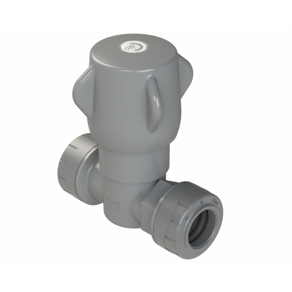Polypipe 22 X 22 Polyplumb Stopcock (5) (PB2622)
