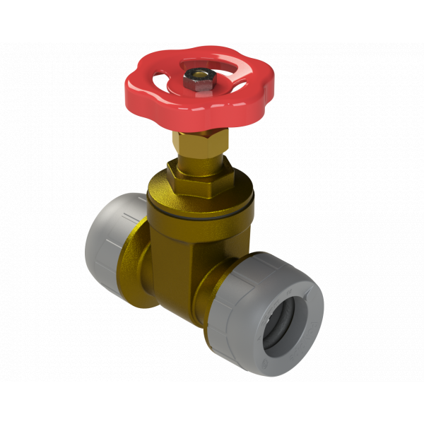 Polypipe 22mm Polyplumb Gate Valve (5) (PB3122)