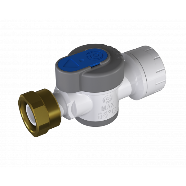 Polypipe 15MMx1/2in STR SWIVEL SERVICE VALVE (PB6515)