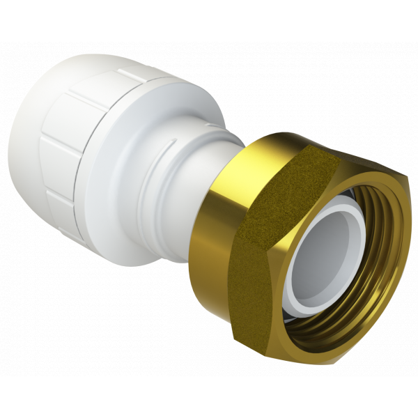 Polypipe Enhanced 15X3/4 P/plumb Str Tap Con (PB71534EW)
