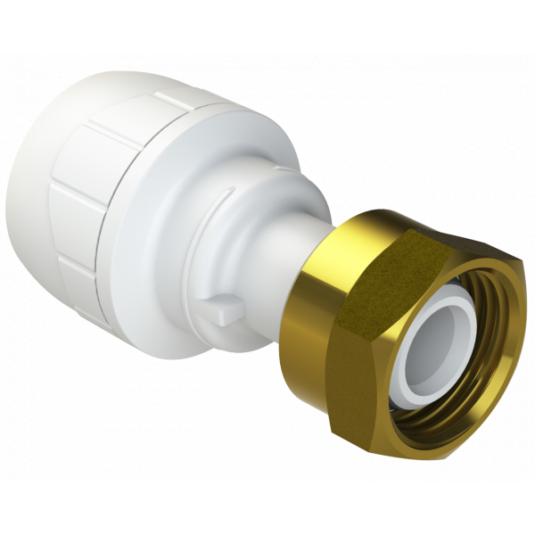 Polypipe Enhanced 15X1/2 P/plumb Str Tap Con (PB715EW)