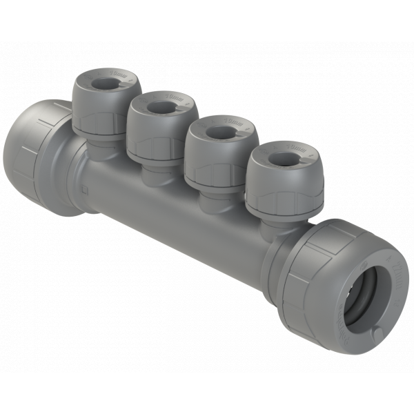 Polypipe 22mm X 10mm 4 Port (sock/sock)(1) (PB7322104)