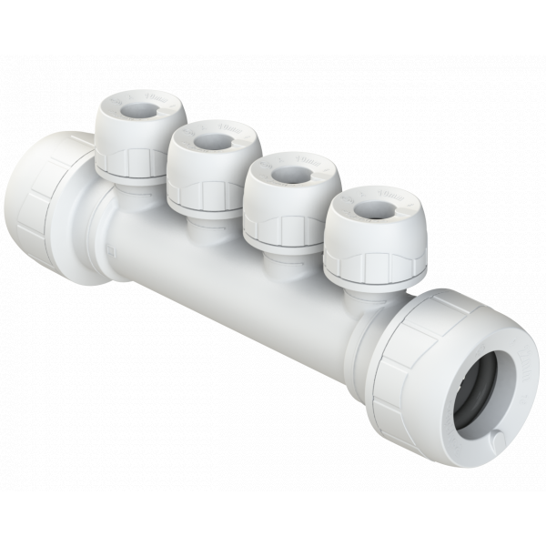 Polypipe Enhanced 22X10mm 4 Port Sckt/sckt (PB7322104EW)