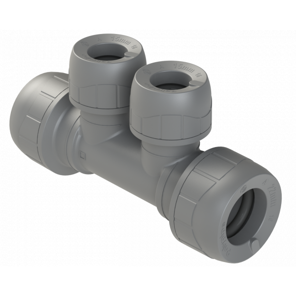 Polypipe 22mm X 15mm 2 Port (socket/socket) (PB7322152)