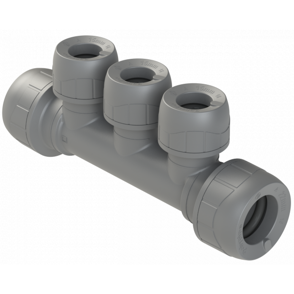 Polypipe 22mm X 15mm 3 Port (sock/sock) (1) (PB7322153)