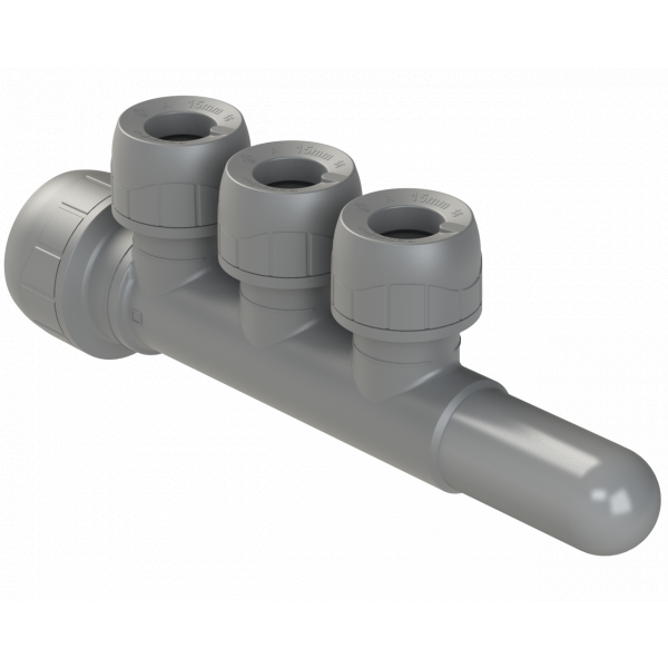 Polypipe 22mm X 15mm 3 Port (sock/spig) (1) (PB7622153)