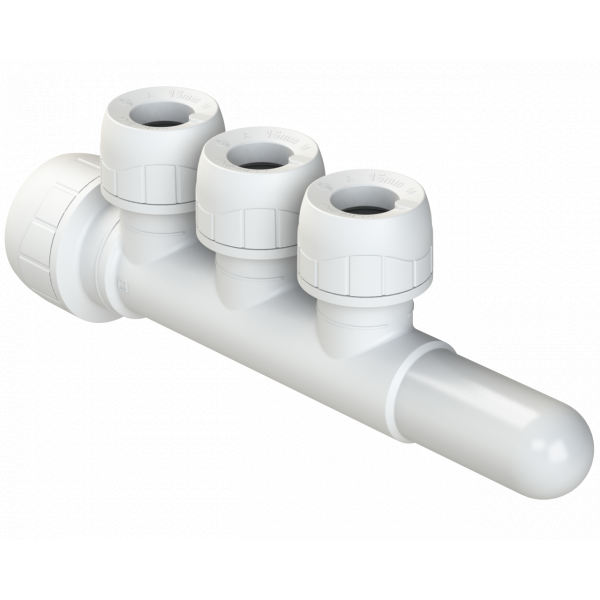 Polypipe Enhanced 22X15mm 3 Port Sckt/spig (PB7622153EW)