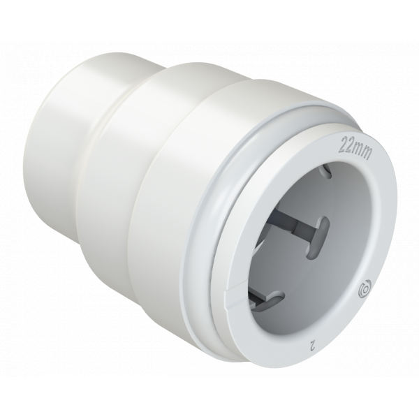 Polypipe Polymax Releaseable Stop End 22mm (PP1922W)