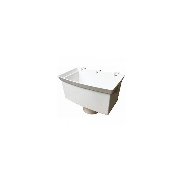 Floplast Xtraflo Hopper - With 110mm Outlet - White (RHX1W)