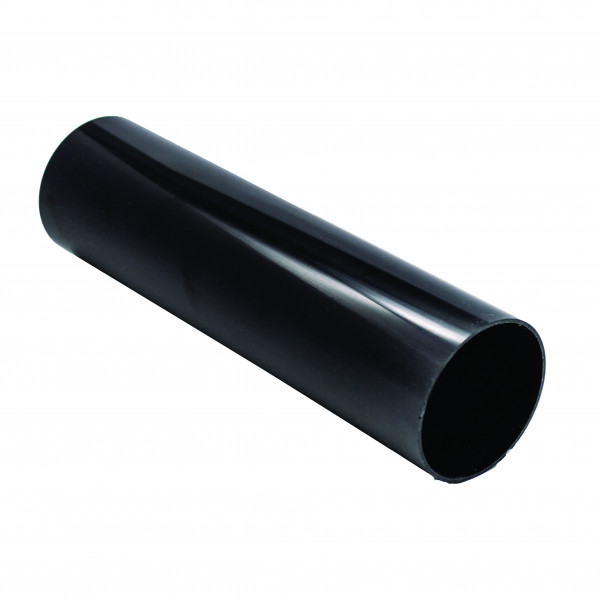 Floplast 68mm Round 4M Downpipe - Black (RP4B)
