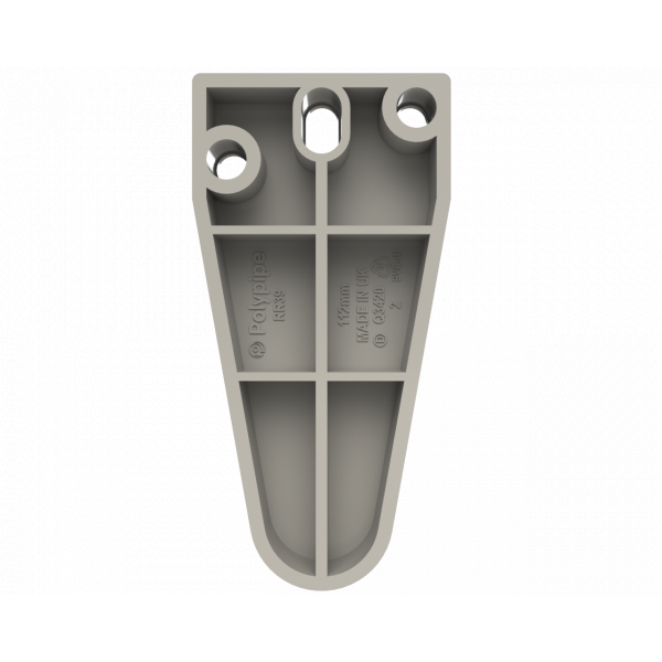Polypipe 112mm Gutter Spacer Plate Grey (10) (RR39G)