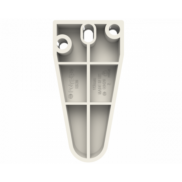 Polypipe 112mm Gutter Spacer Plate White (10 (RR39W)