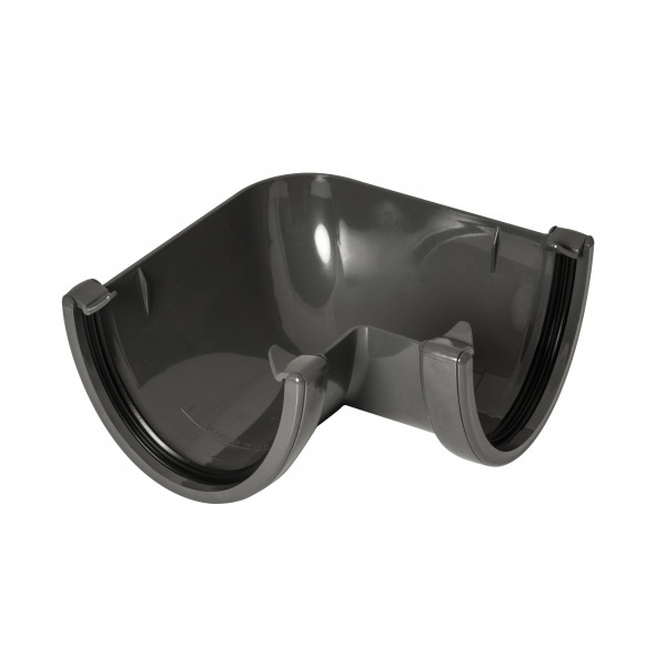 Floplast Hi Cap 90 Degree Angle - Anthracite Grey (RAH1AG)