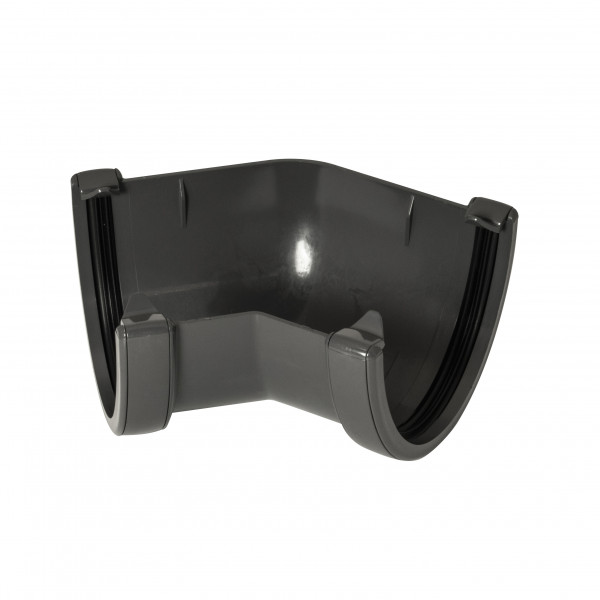 Floplast Hi Cap 45 Degree Angle - Anthracite Grey (RAH2AG)