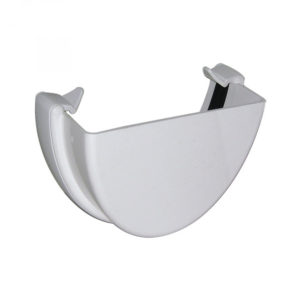Floplast Hi Cap External Stopend - White (REH1W)