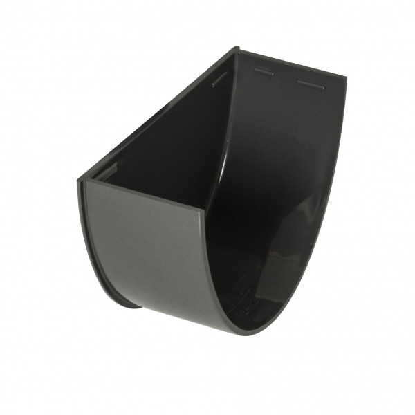 Floplast Hi Cap Internal Stopend - Anthracite Grey (REH2AG)
