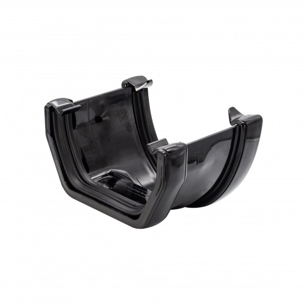 Floplast Hi-cap To Square Gutter Adaptor - Black (RHS3B)