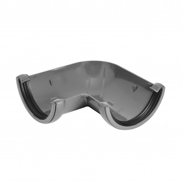 Floplast Half Round 90 Degree Angle - Grey (RA1G)