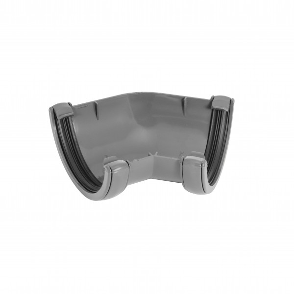 FloPlast 112mm Half Round Gutter 135° Corner (RA2G) - Grey
