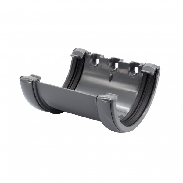 Floplast Half Round Union Bracket - Anthracite Grey (RU1AG)