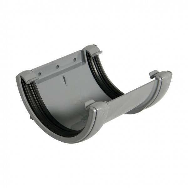 Floplast Half Round Union Bracket - Grey (RU1G)