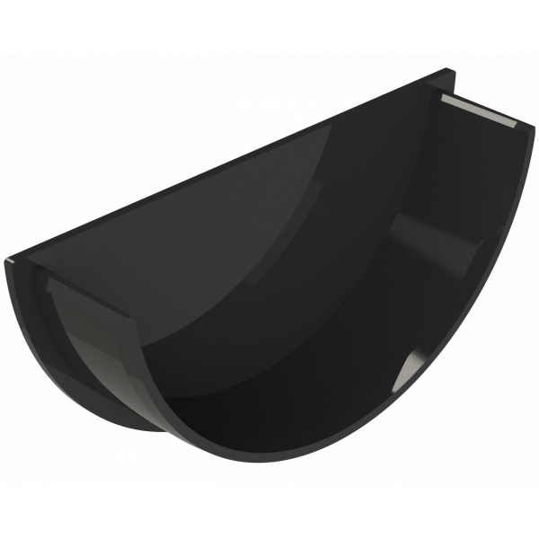 Polypipe 112mm H/r Gutter Stop End Int Blk ( (RR108B)